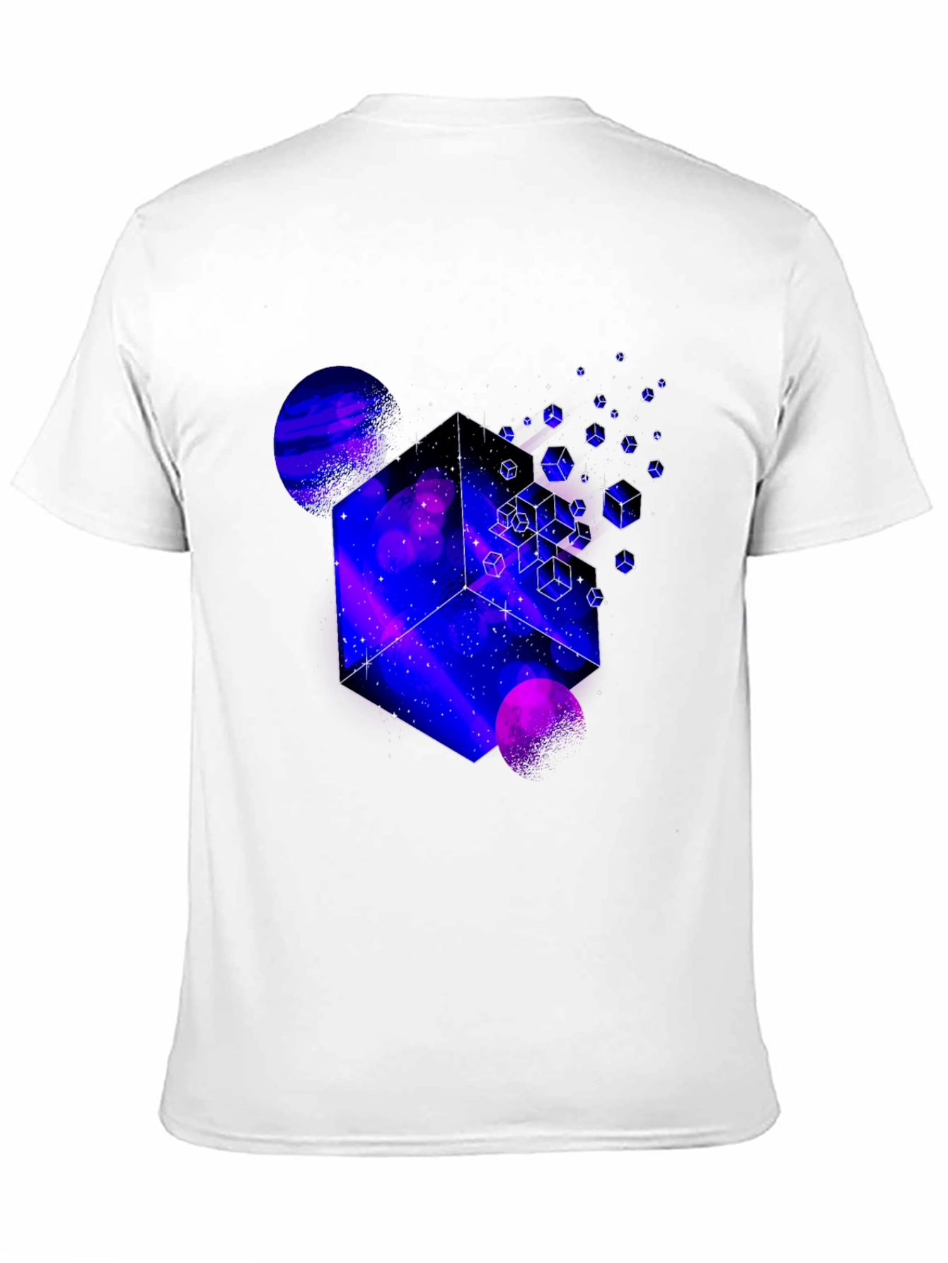 Cosmic Cube Graphic Tee - Mens Black T-Shirt