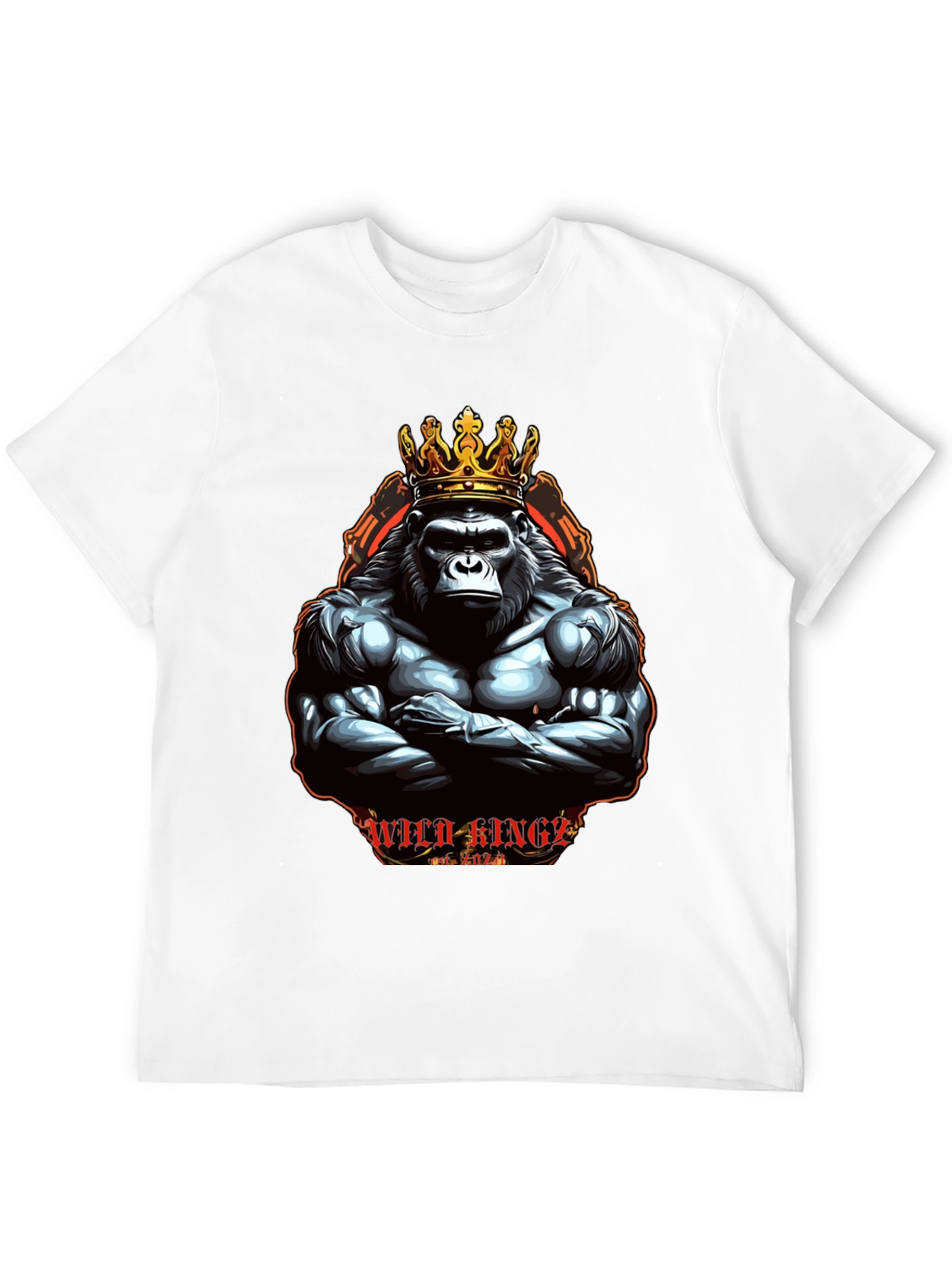 Wild Kings Gorilla Graphic Tee - Black