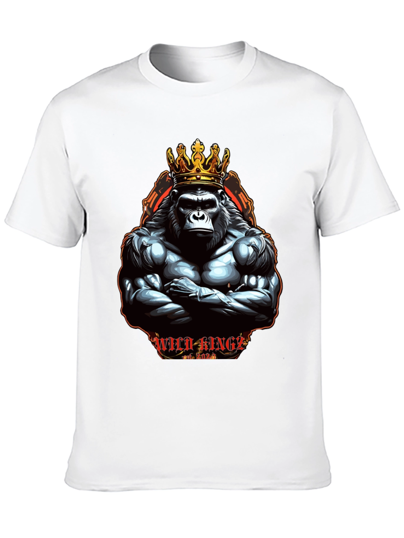Wild Kings Gorilla Graphic Tee - Black