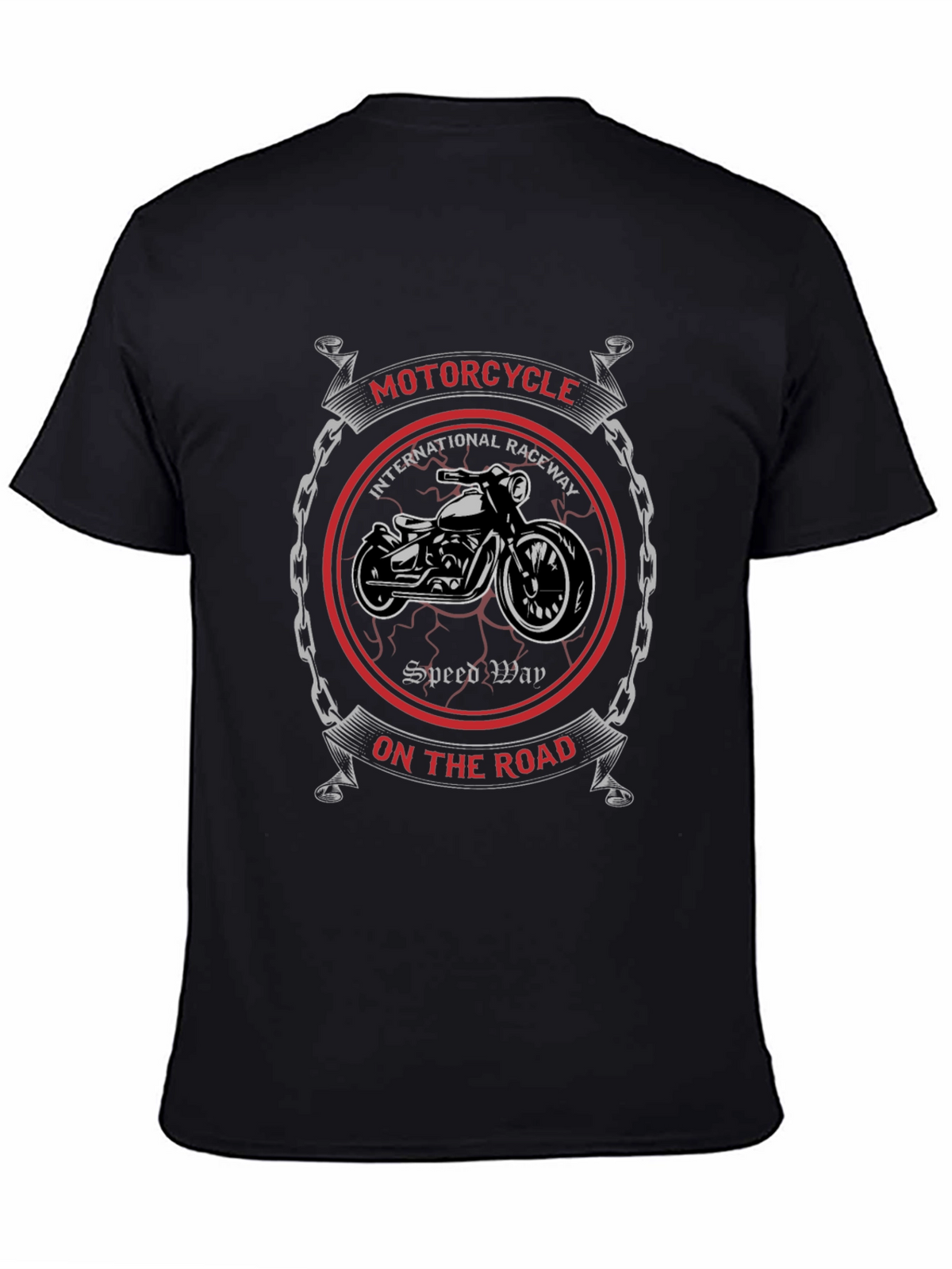 Motorcycle Graphic T-Shirt - Biker Style Tee
