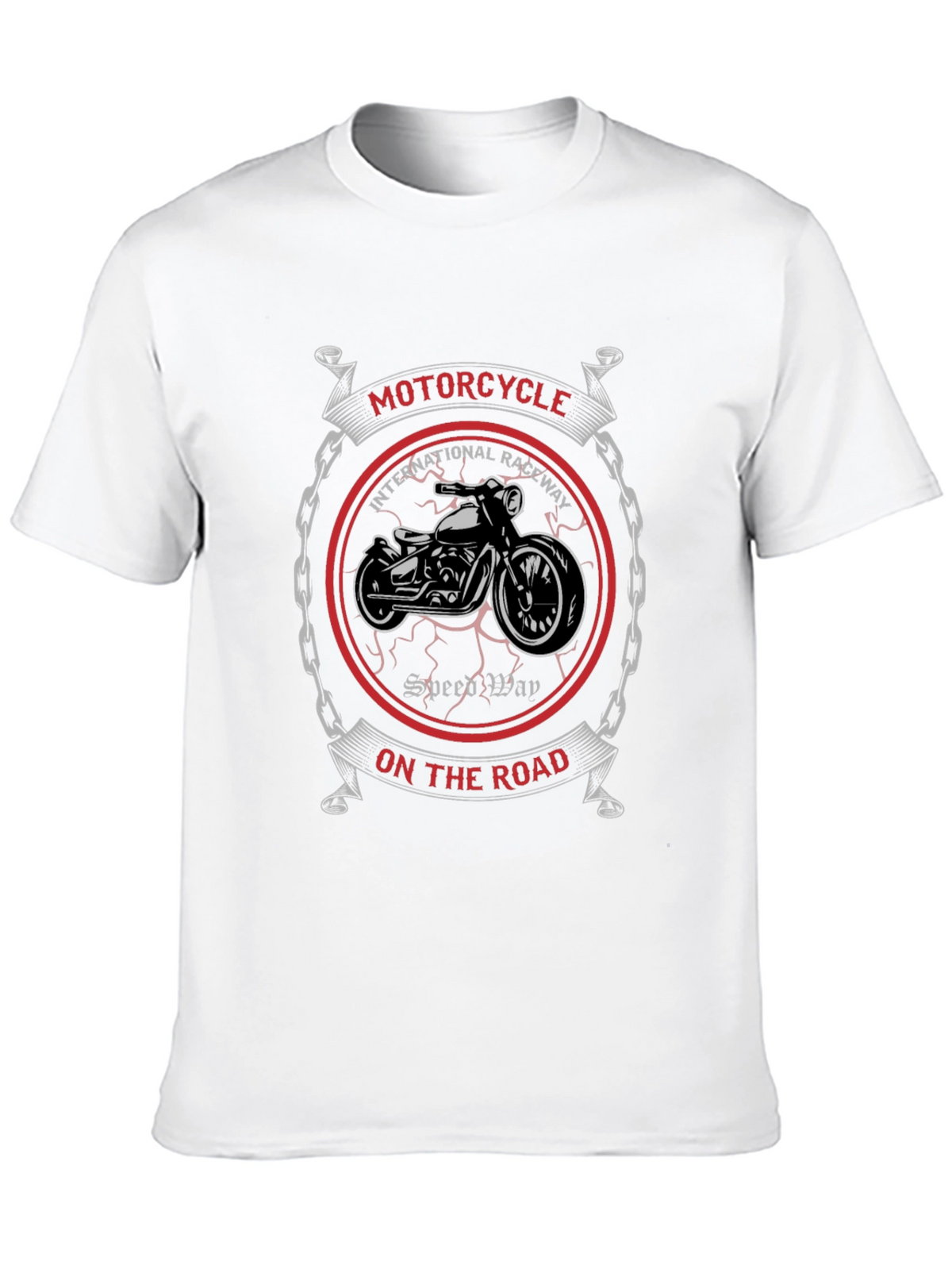 Motorcycle Graphic T-Shirt - Biker Style Tee