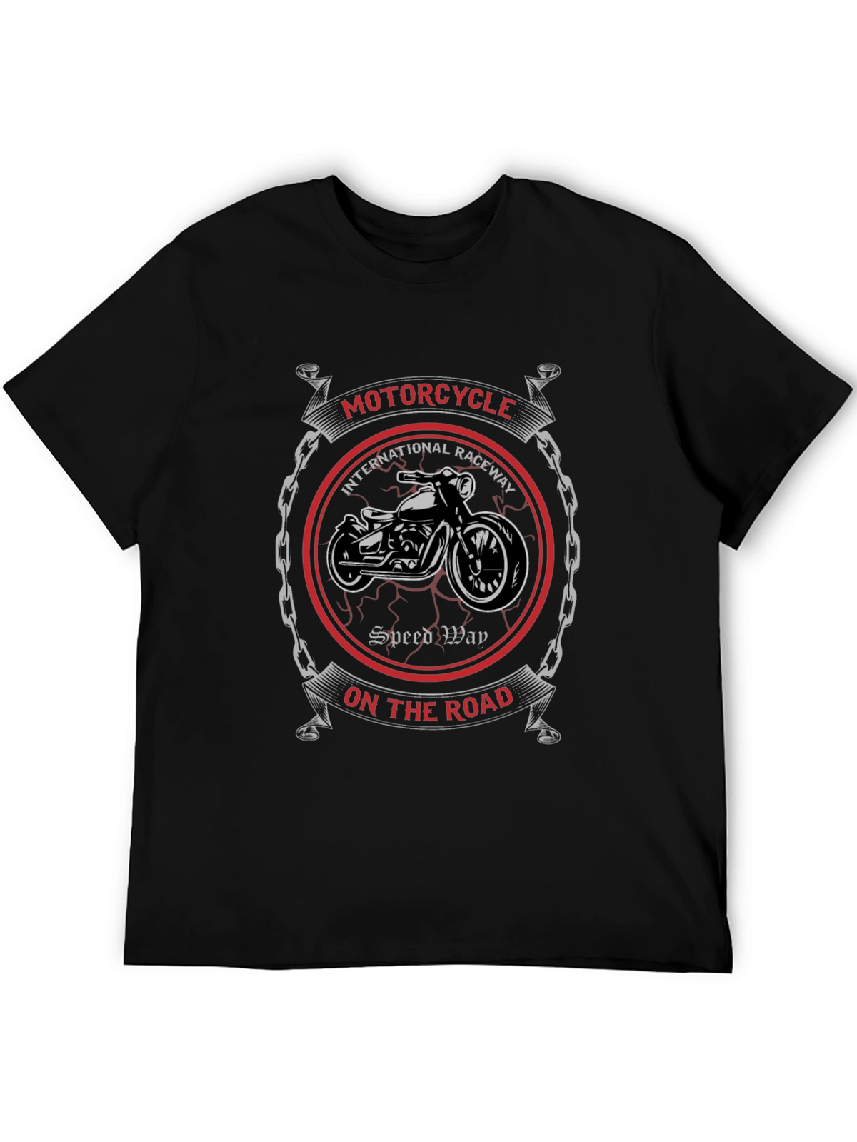 Motorcycle Graphic T-Shirt - Biker Style Tee