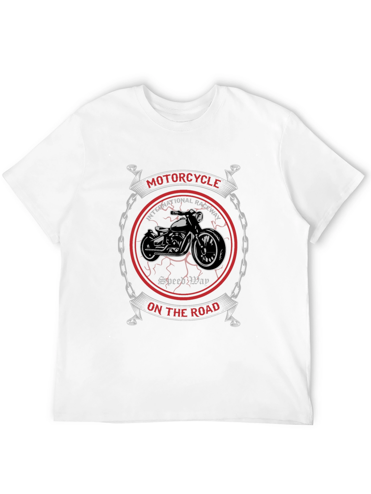 Motorcycle Graphic T-Shirt - Biker Style Tee