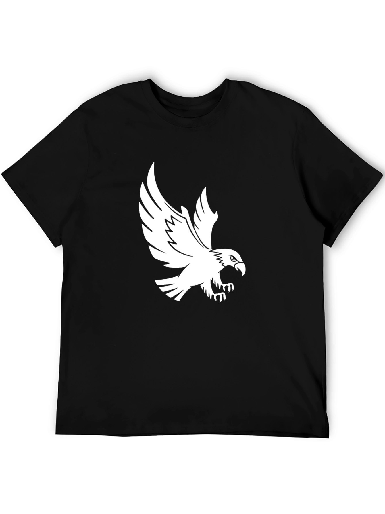 Black Eagle Graphic Tee - Mens Fashion