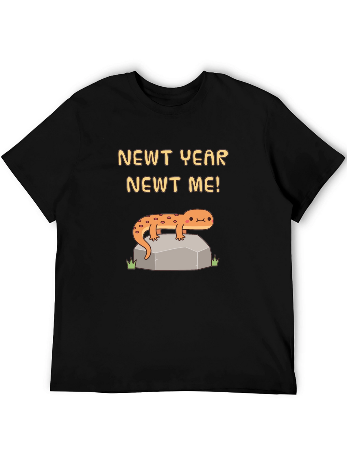 Newt Year Newt Me Black T-Shirt