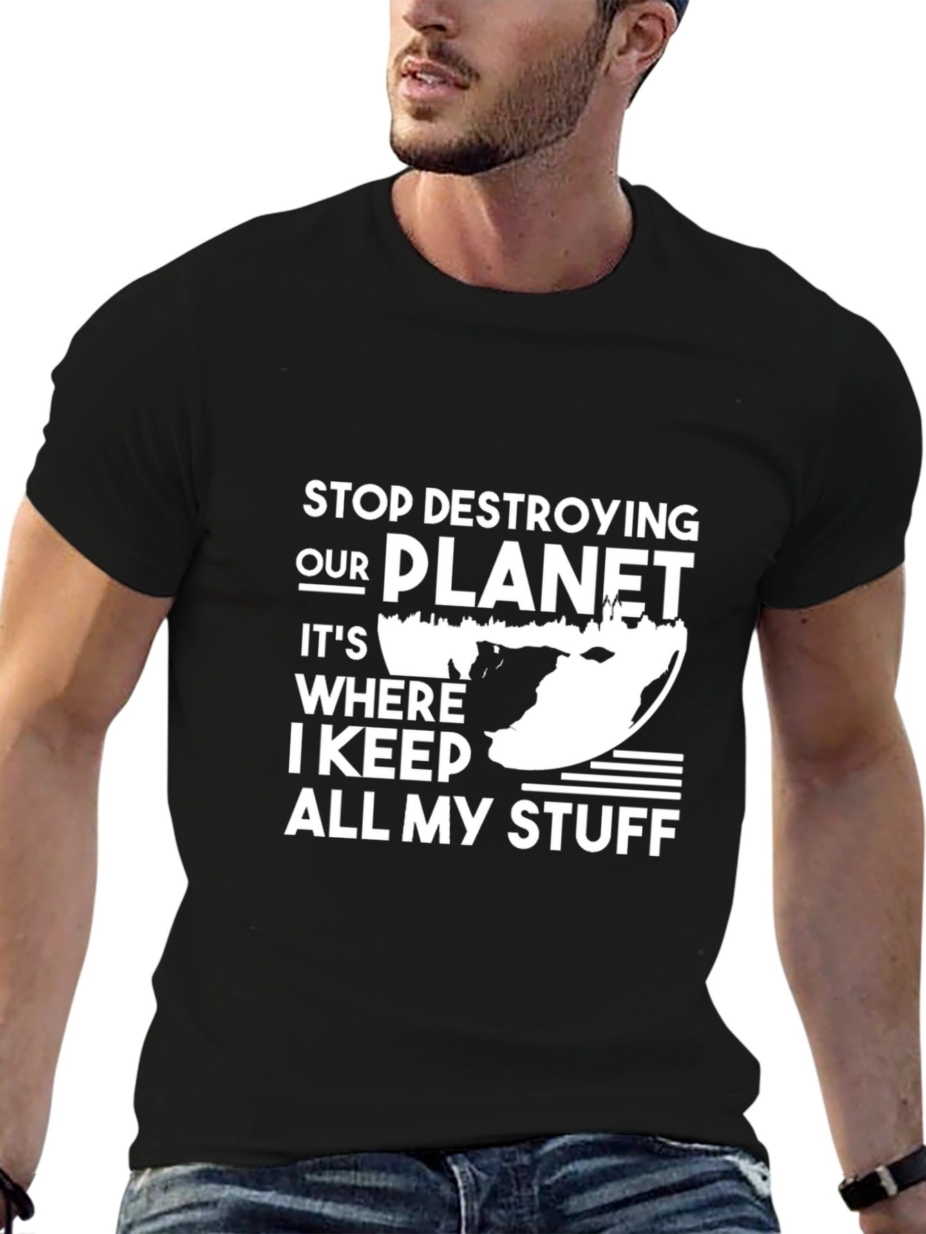 Stop Destroying Our Planet Graphic Tee