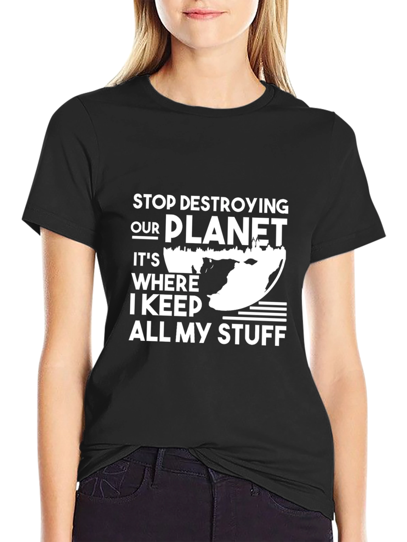 Stop Destroying Our Planet Graphic Tee