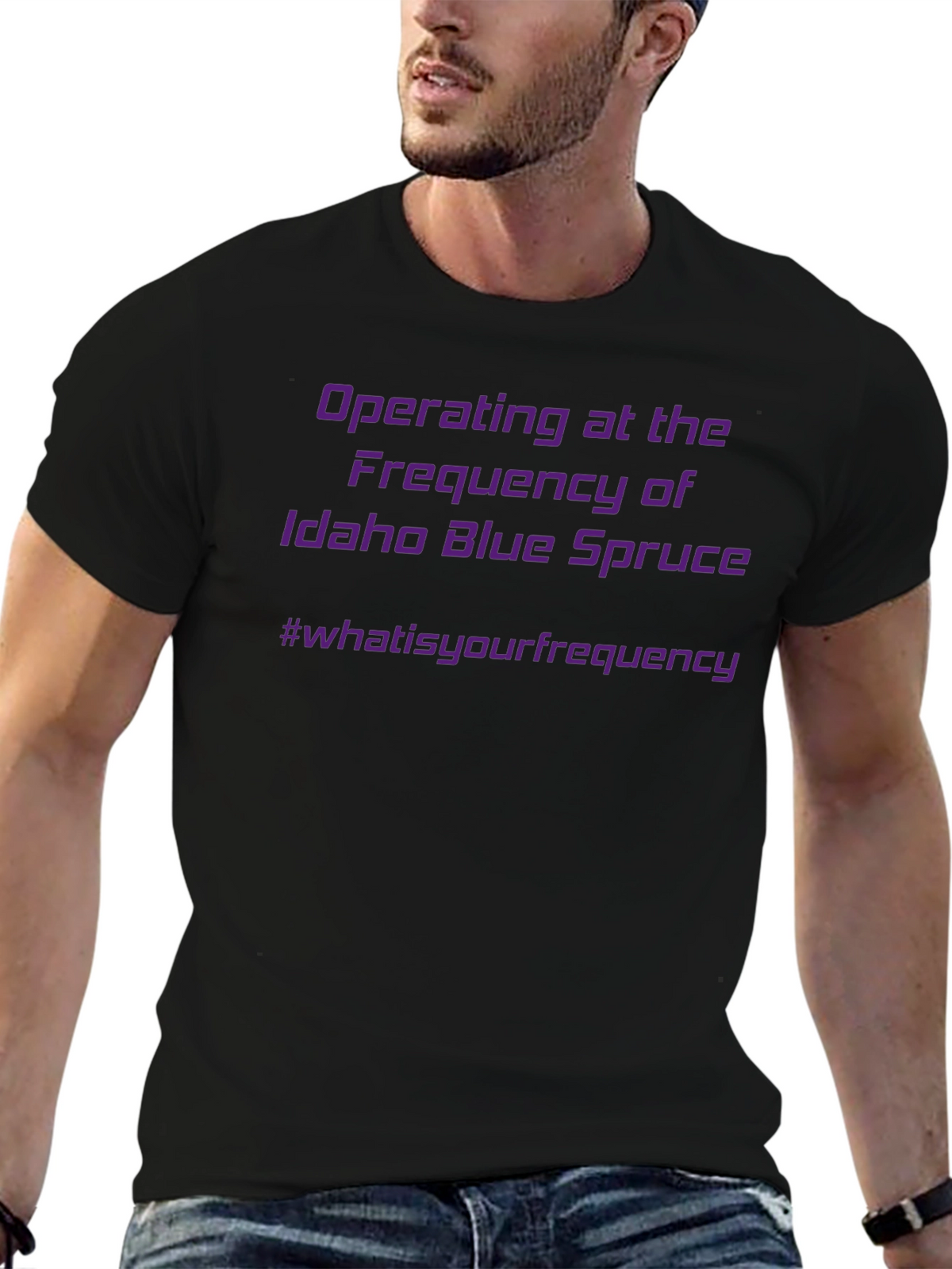 Idaho Blue Spruce Frequency Graphic T-Shirt