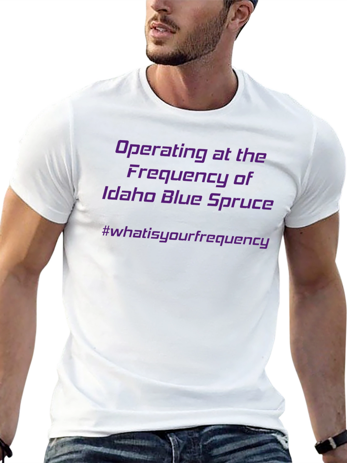 Idaho Blue Spruce Frequency Graphic T-Shirt