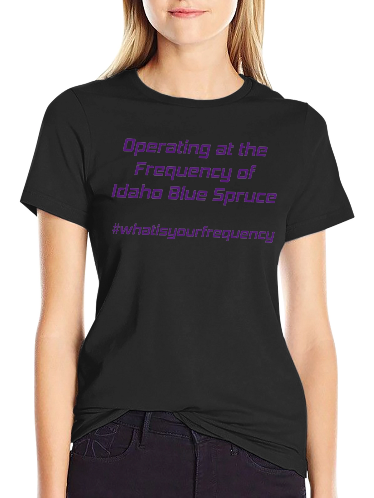 Idaho Blue Spruce Frequency Graphic T-Shirt