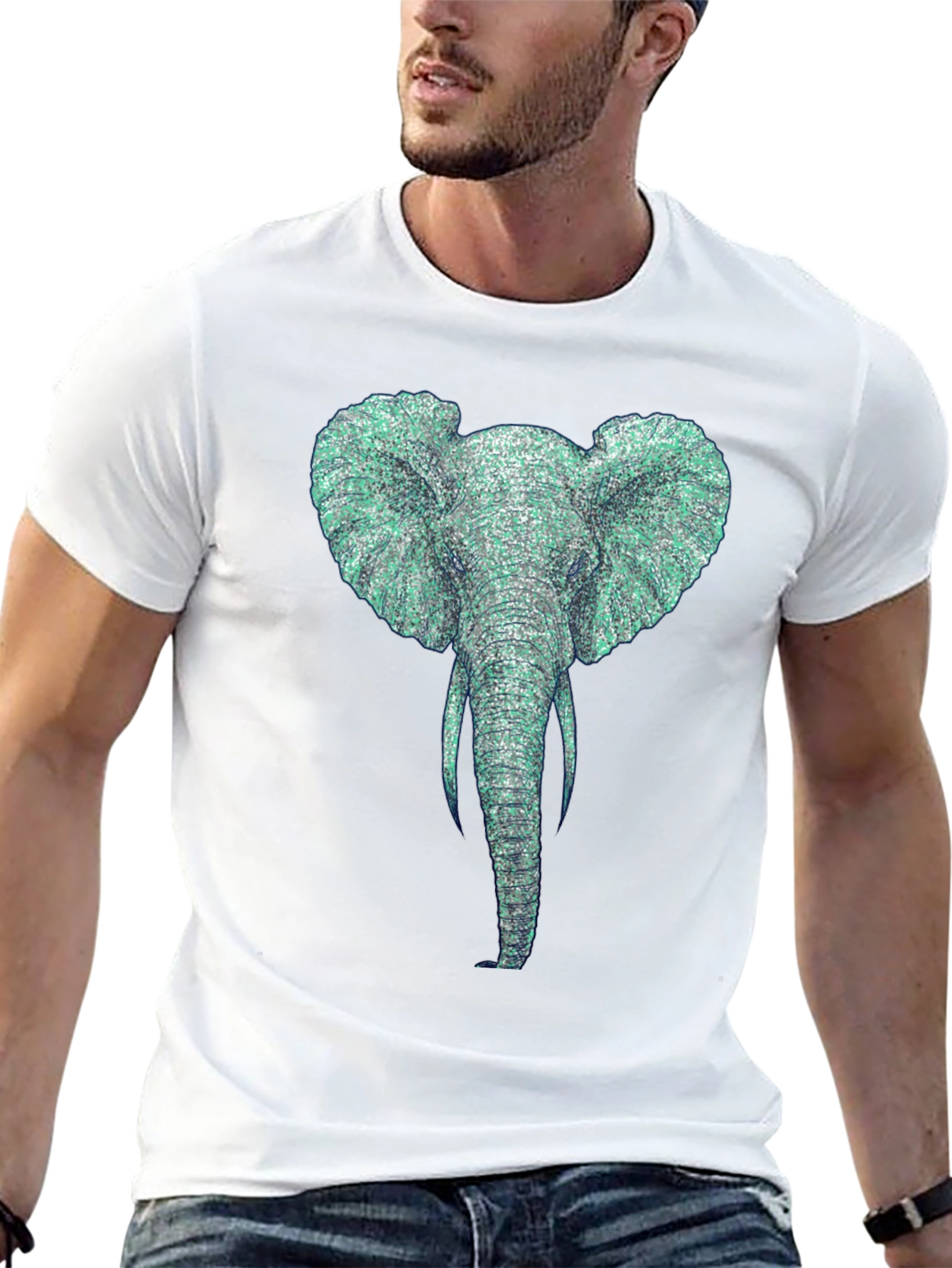 Elephant Graphic T-Shirt - Unique Design
