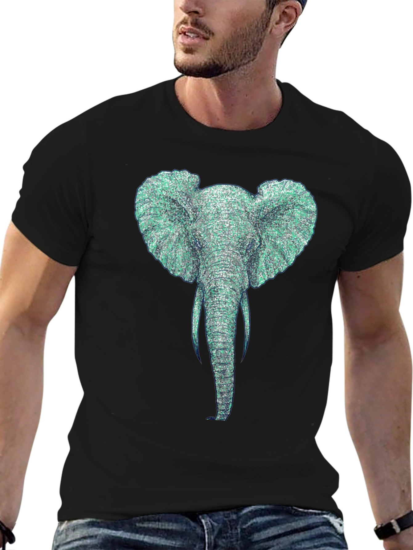 Elephant Graphic T-Shirt - Unique Design