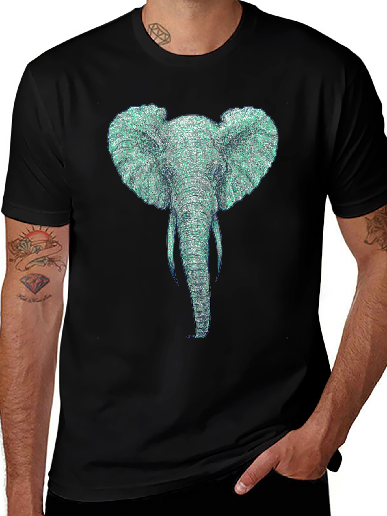 Elephant Graphic T-Shirt - Unique Design
