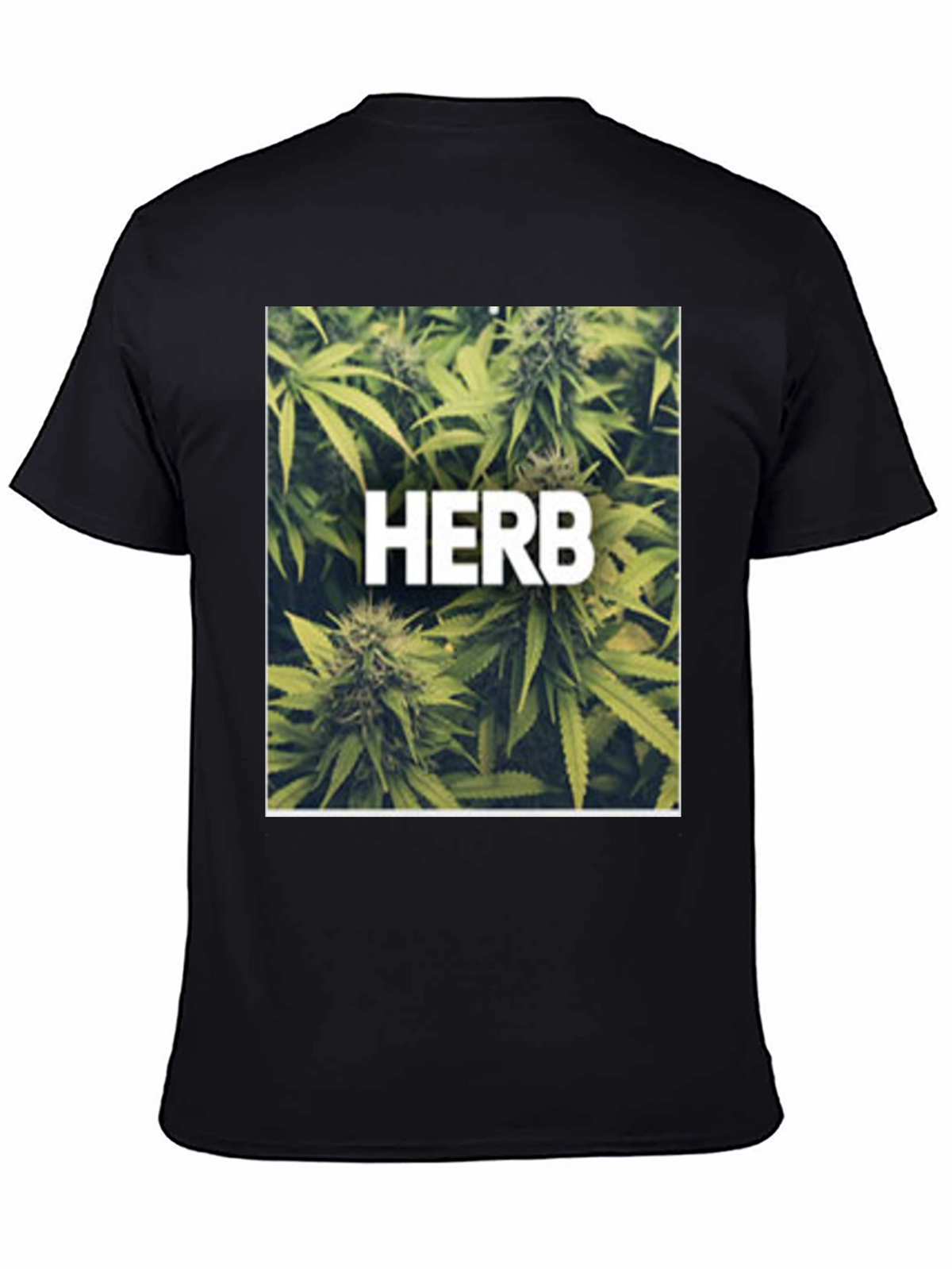 Herb Graphic Black T-Shirt