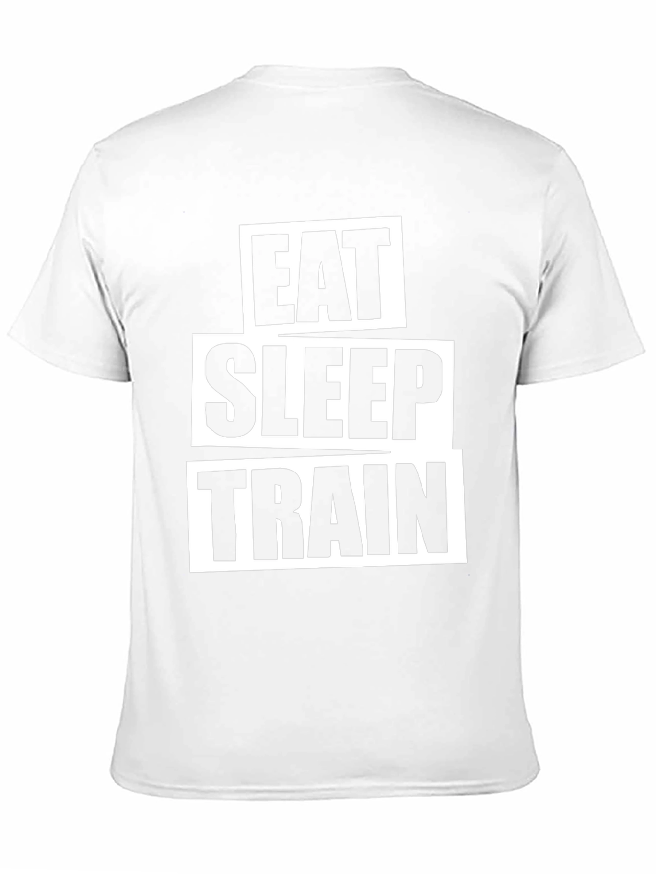 Eat Sleep Train Black Graphic T-Shirt