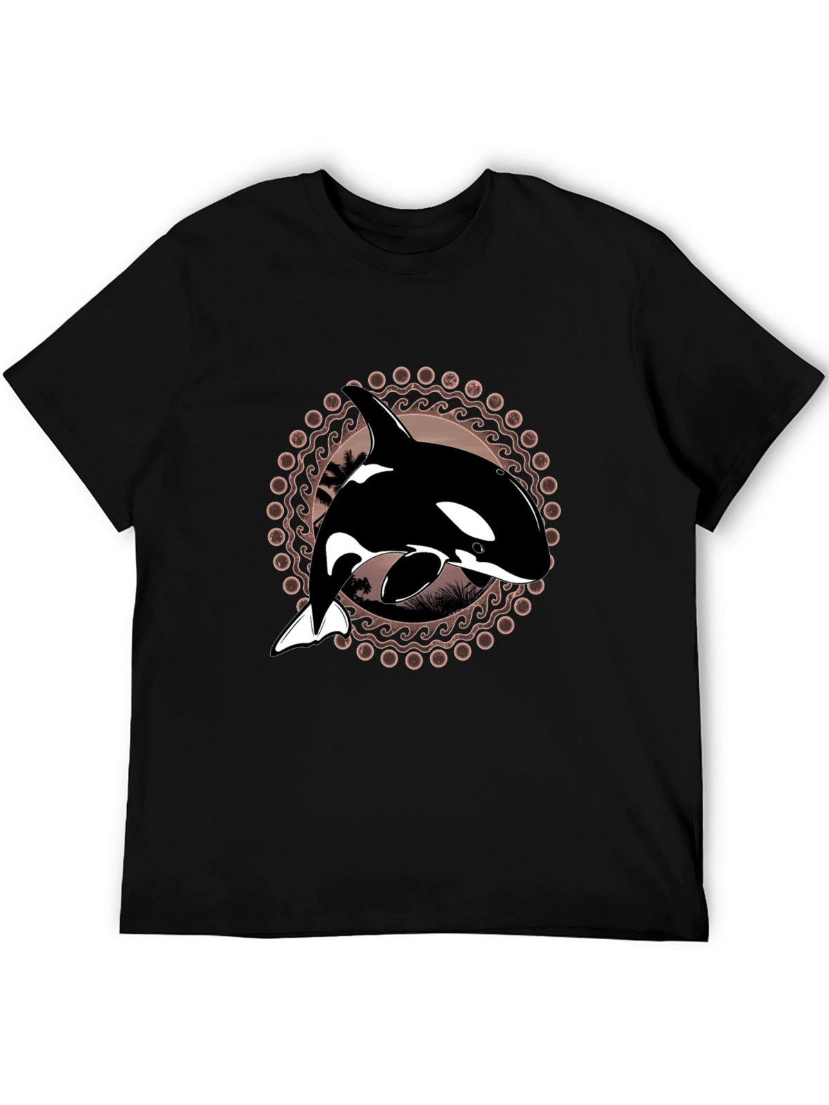 Orca Graphic Tee - Circular Design