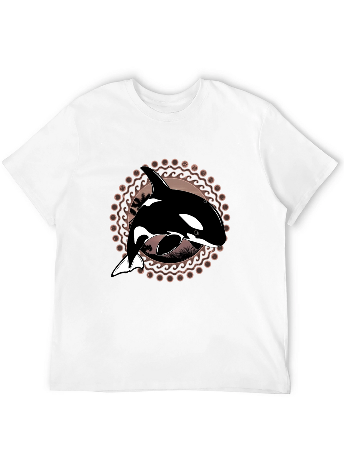 Orca Graphic Tee - Circular Design