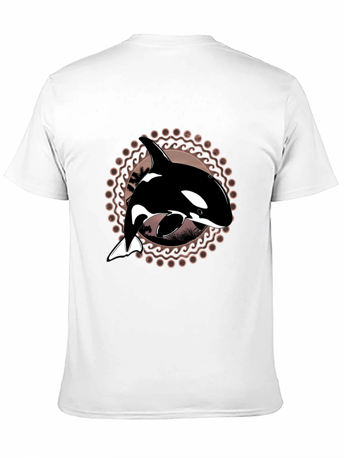 Orca Graphic Tee - Circular Design
