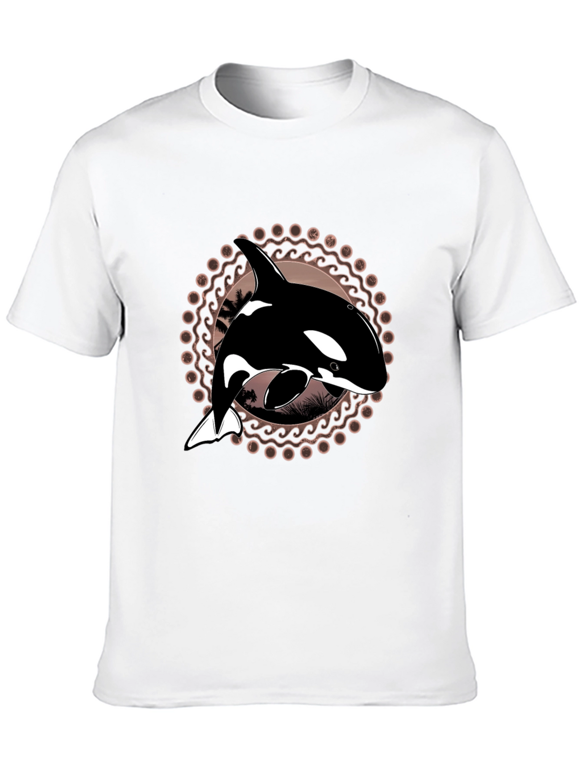 Orca Graphic Tee - Circular Design