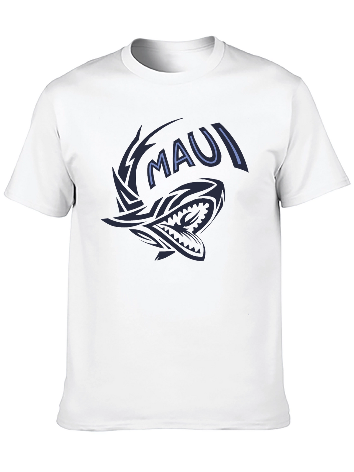Maui Shark Graphic Tee - Black