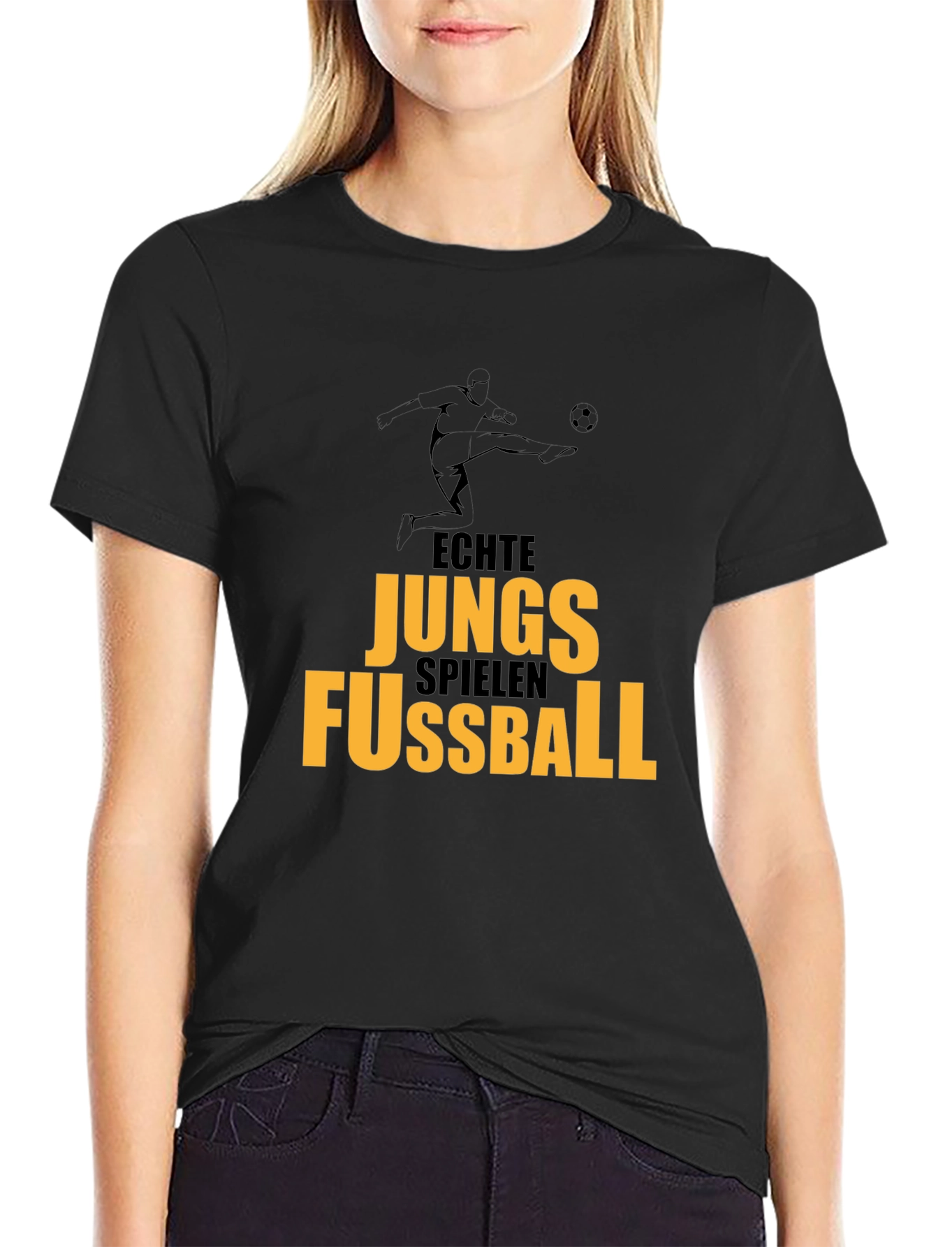 Echte Jungs Football Graphic Tee