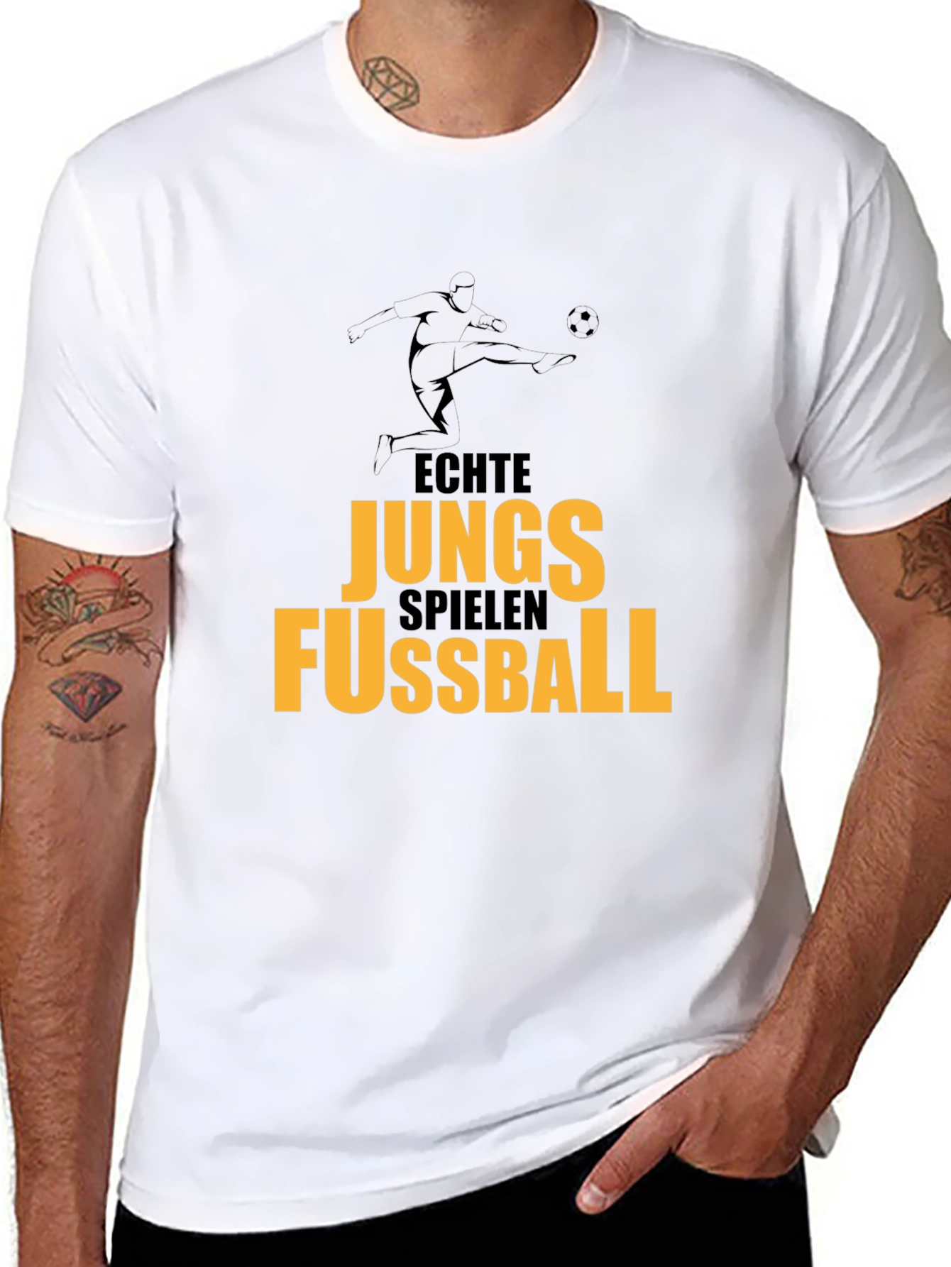 Echte Jungs Football Graphic Tee