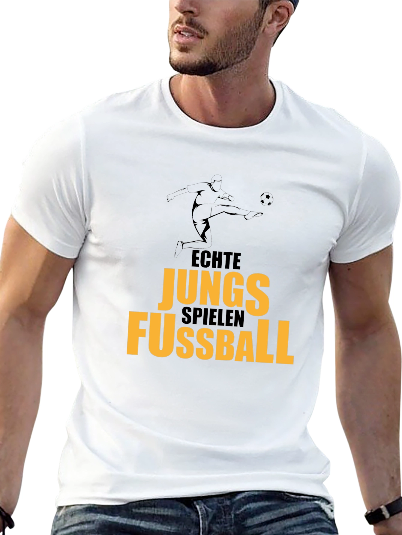 Echte Jungs Football Graphic Tee