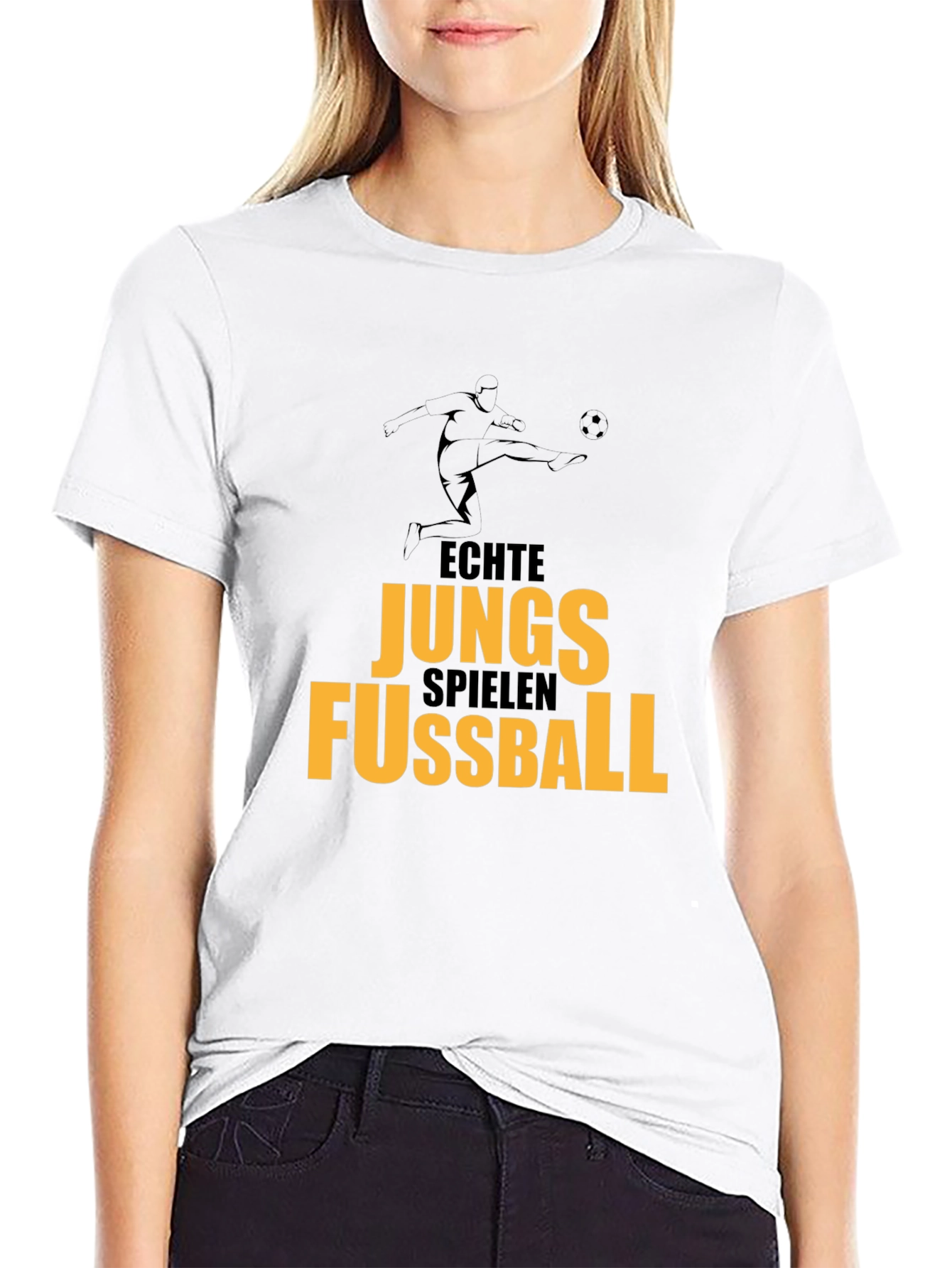 Echte Jungs Football Graphic Tee
