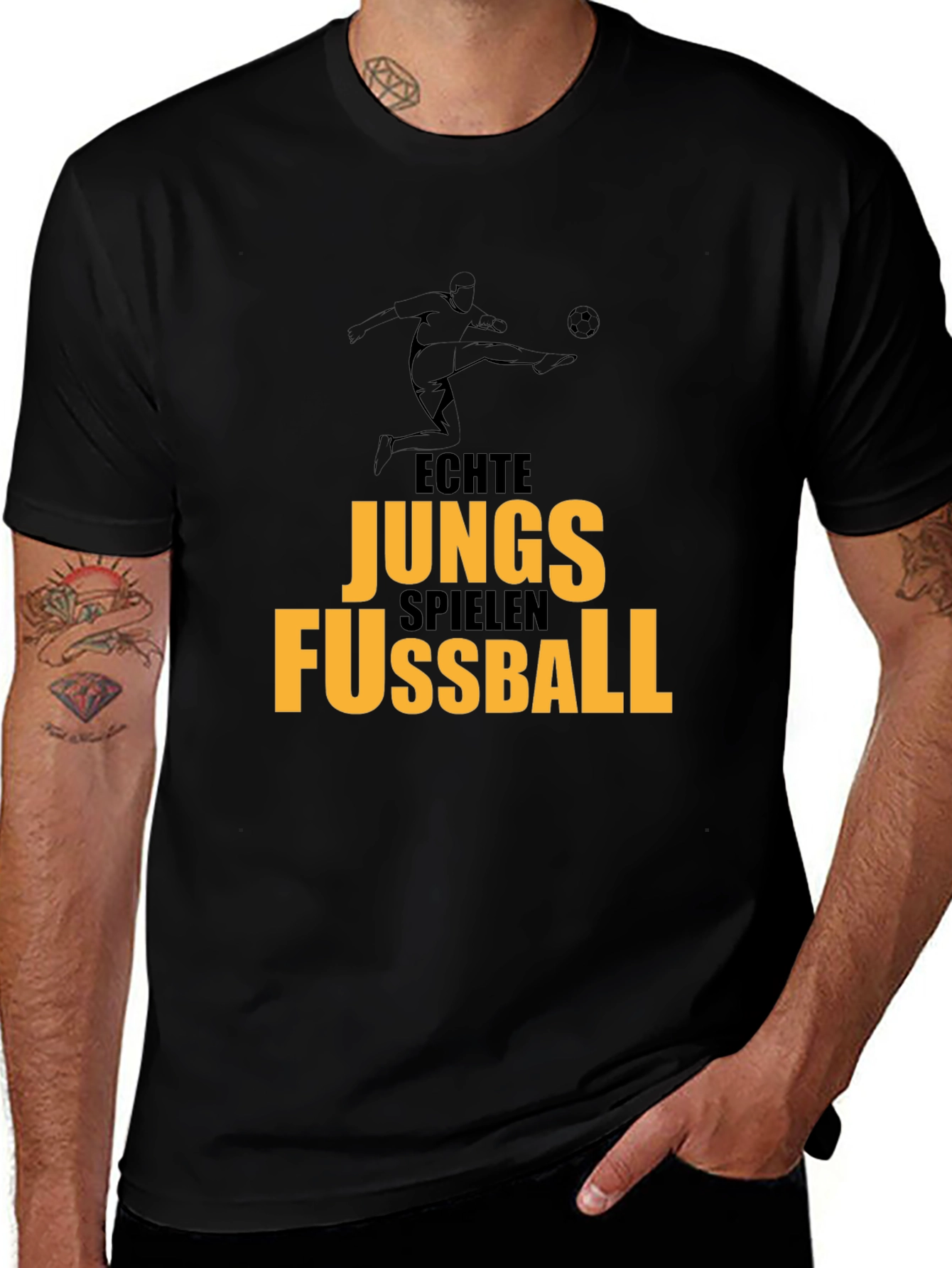 Echte Jungs Football Graphic Tee