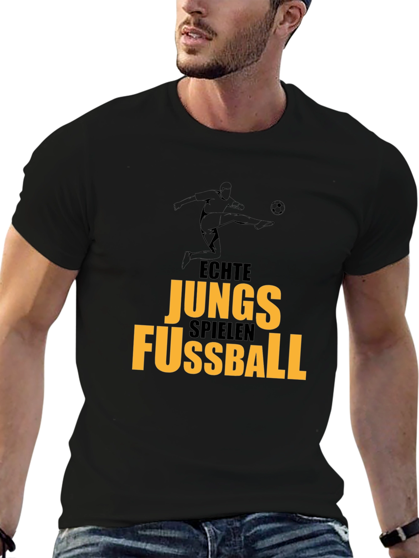 Echte Jungs Football Graphic Tee