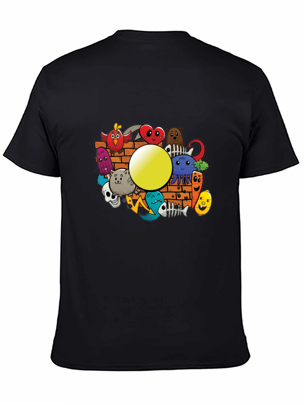 Cartoon Doodle Graphic Tee