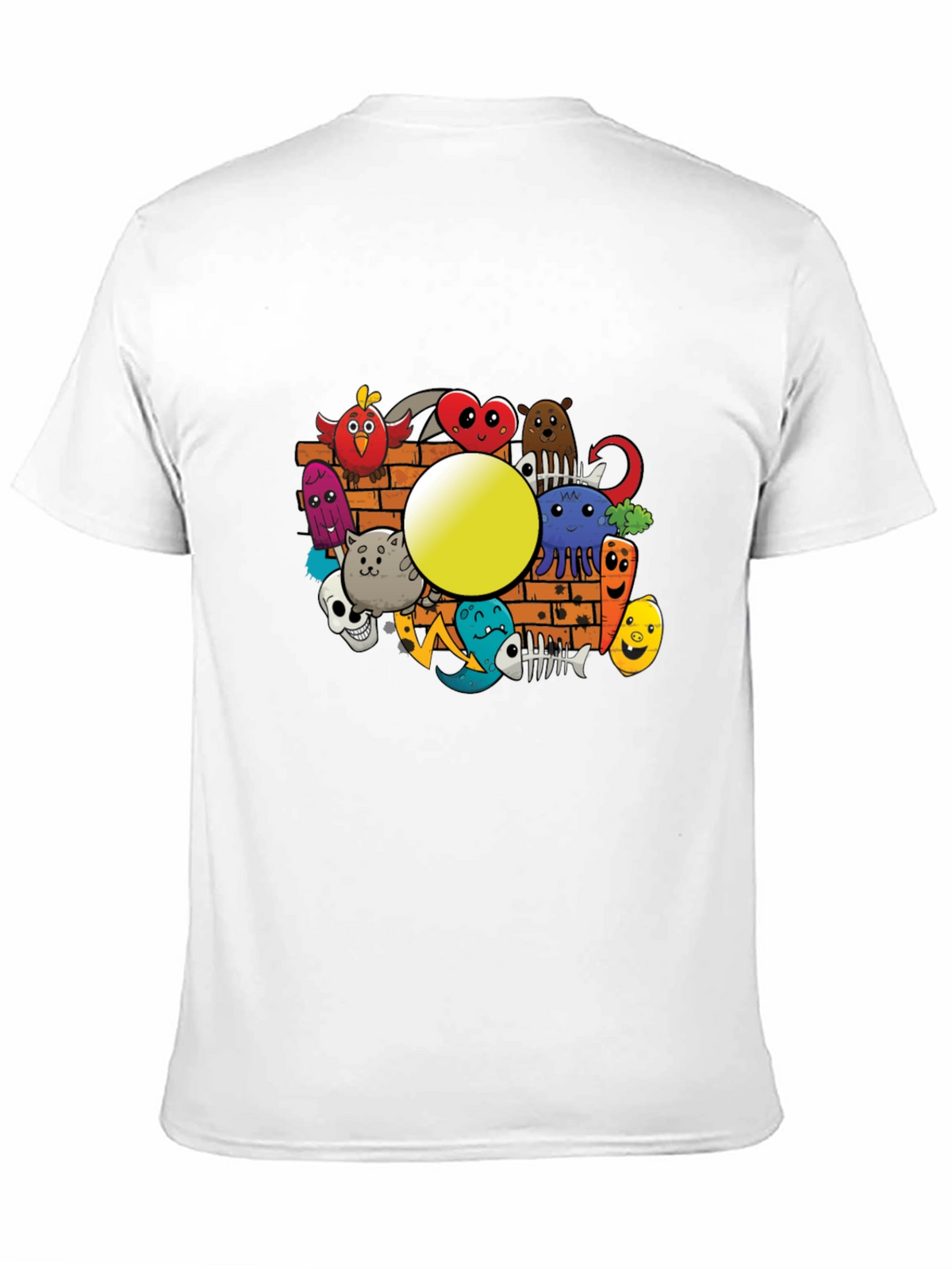 Cartoon Doodle Graphic Tee