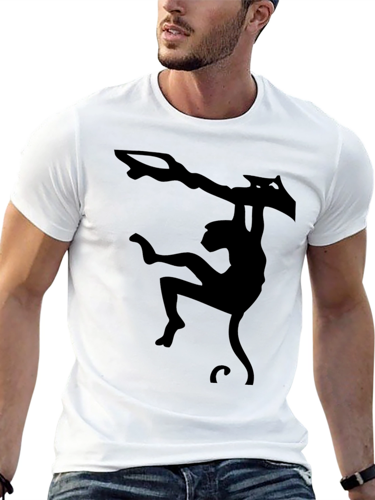 Monkeying Around T-Shirt - Black Graphic Tee