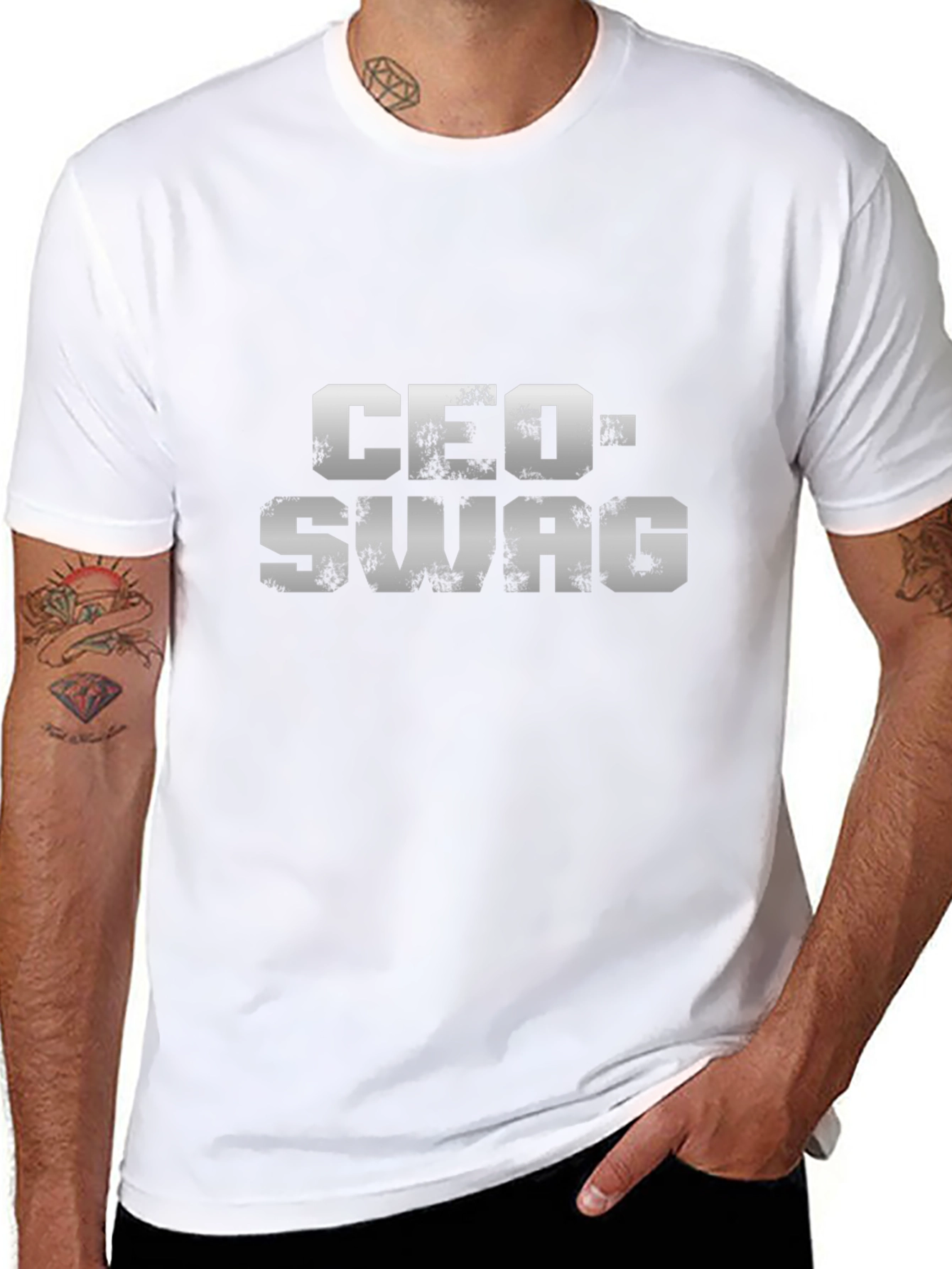 CEO Swag Graphic Tee - Black