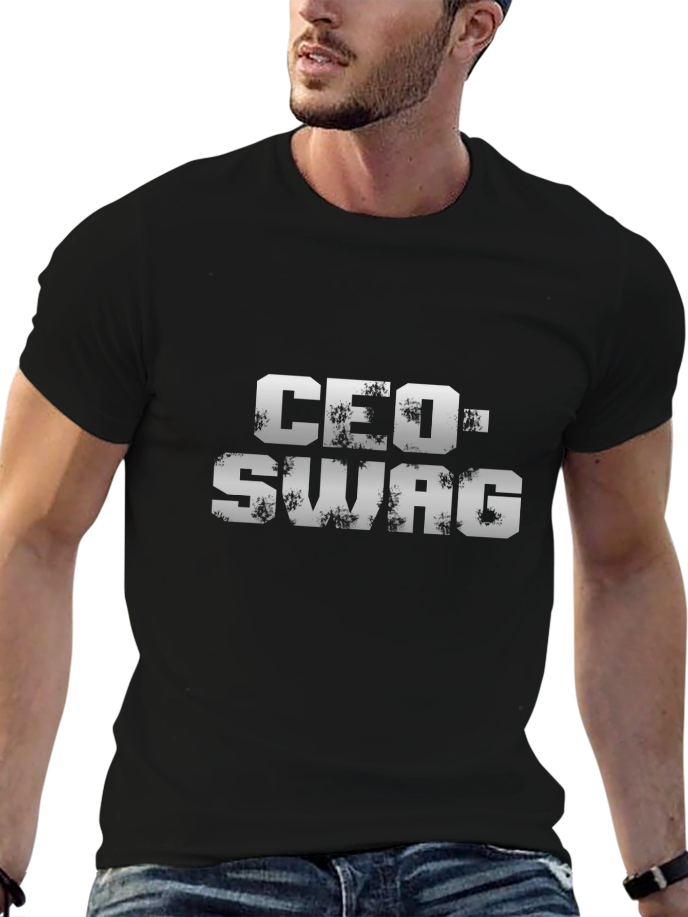 CEO Swag Graphic Tee - Black