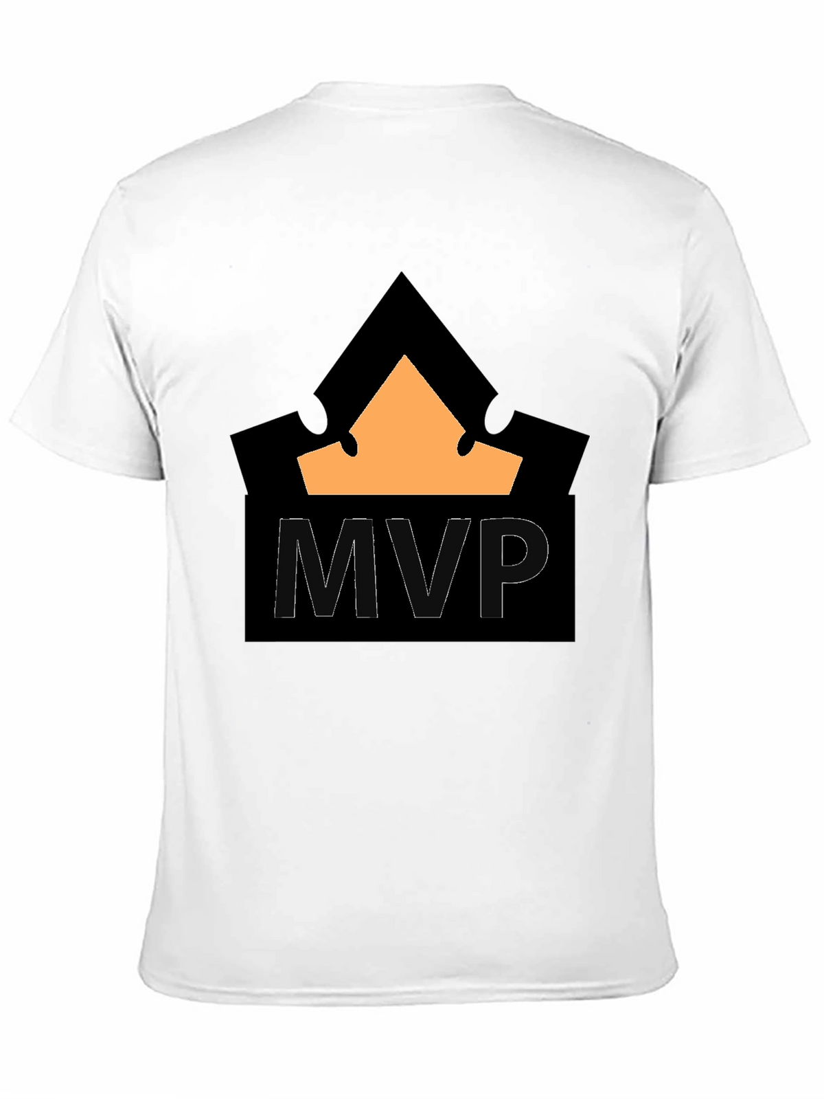 MVP Crown T-Shirt - Black Cotton Blend