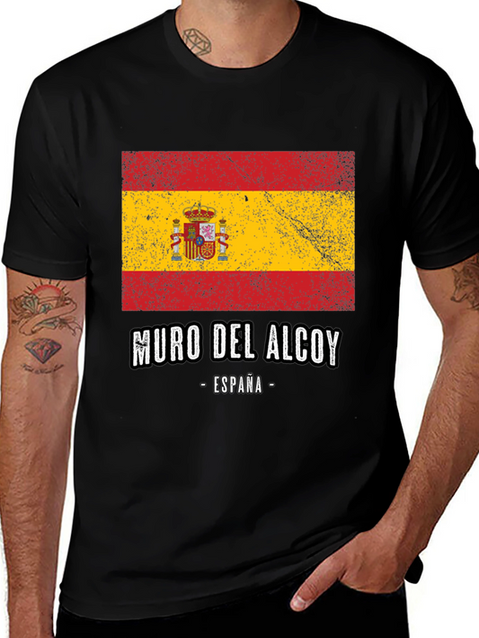 Spain Flag Muro del Alcoy T-Shirt - España Pride
