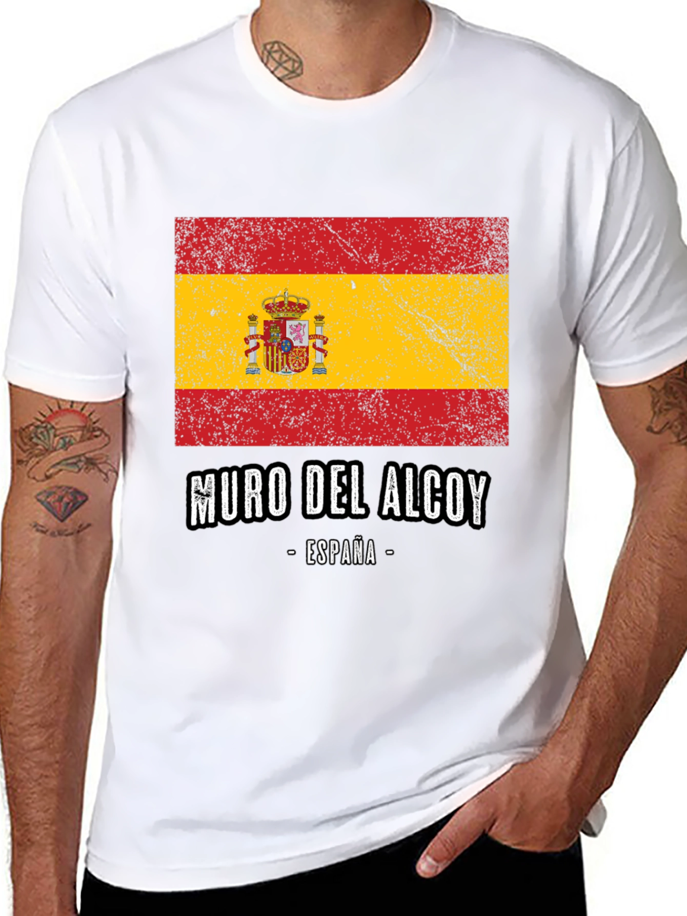 Spain Flag Muro del Alcoy T-Shirt - España Pride