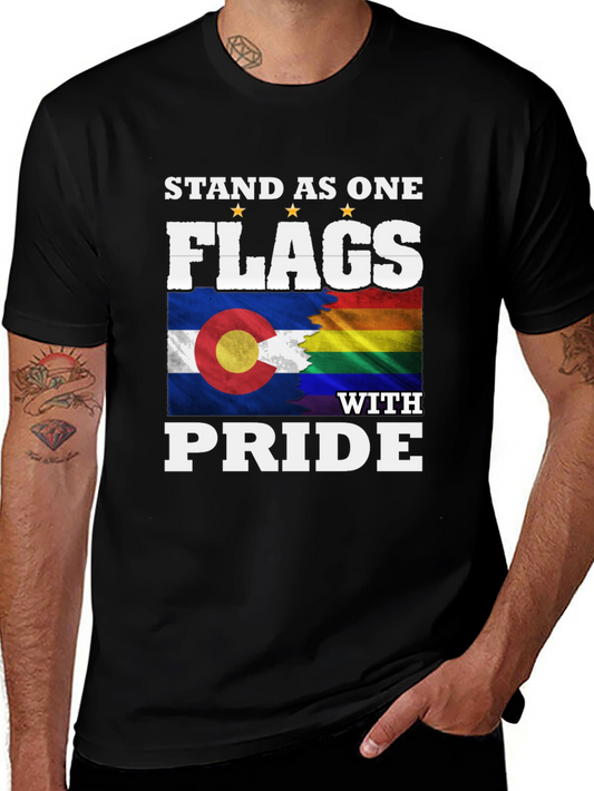 Colorado LGBT Pride Flag Graphic Tee