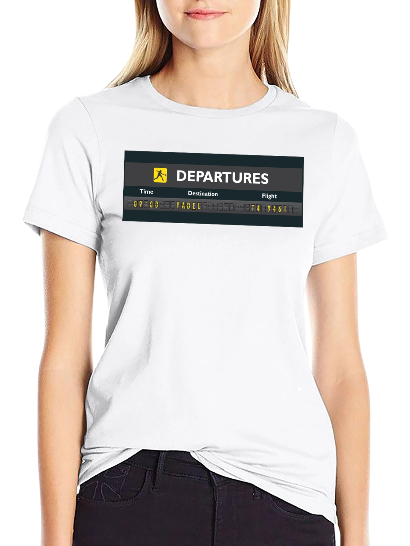Departures Padel T-Shirt - Unique Graphic Tee