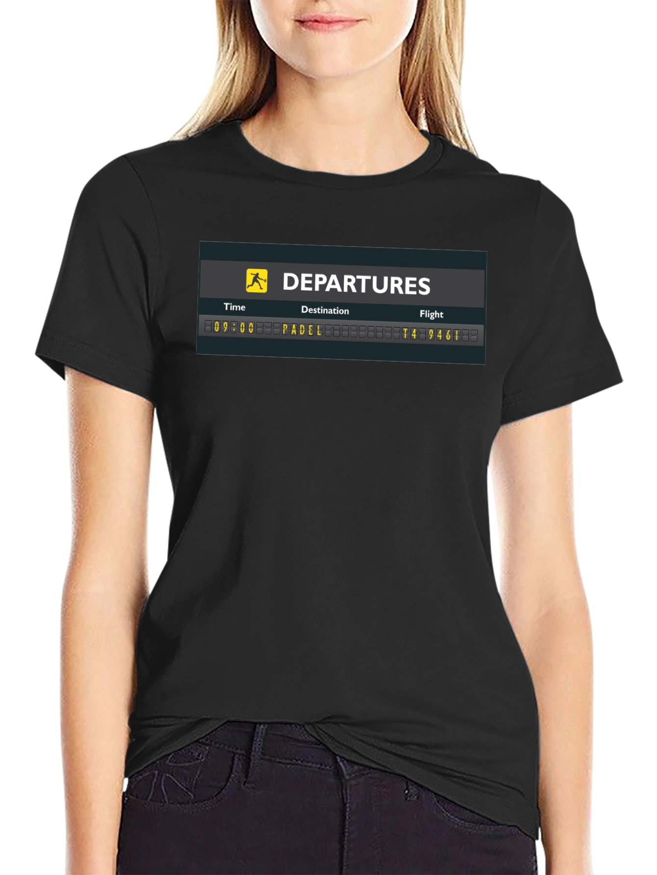 Departures Padel T-Shirt - Unique Graphic Tee