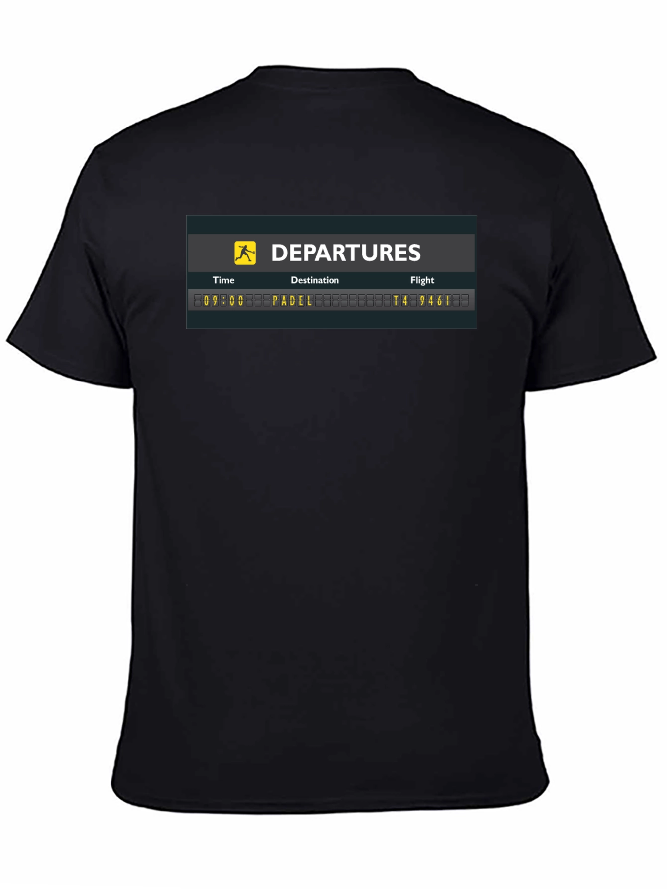Departures Padel T-Shirt - Unique Graphic Tee