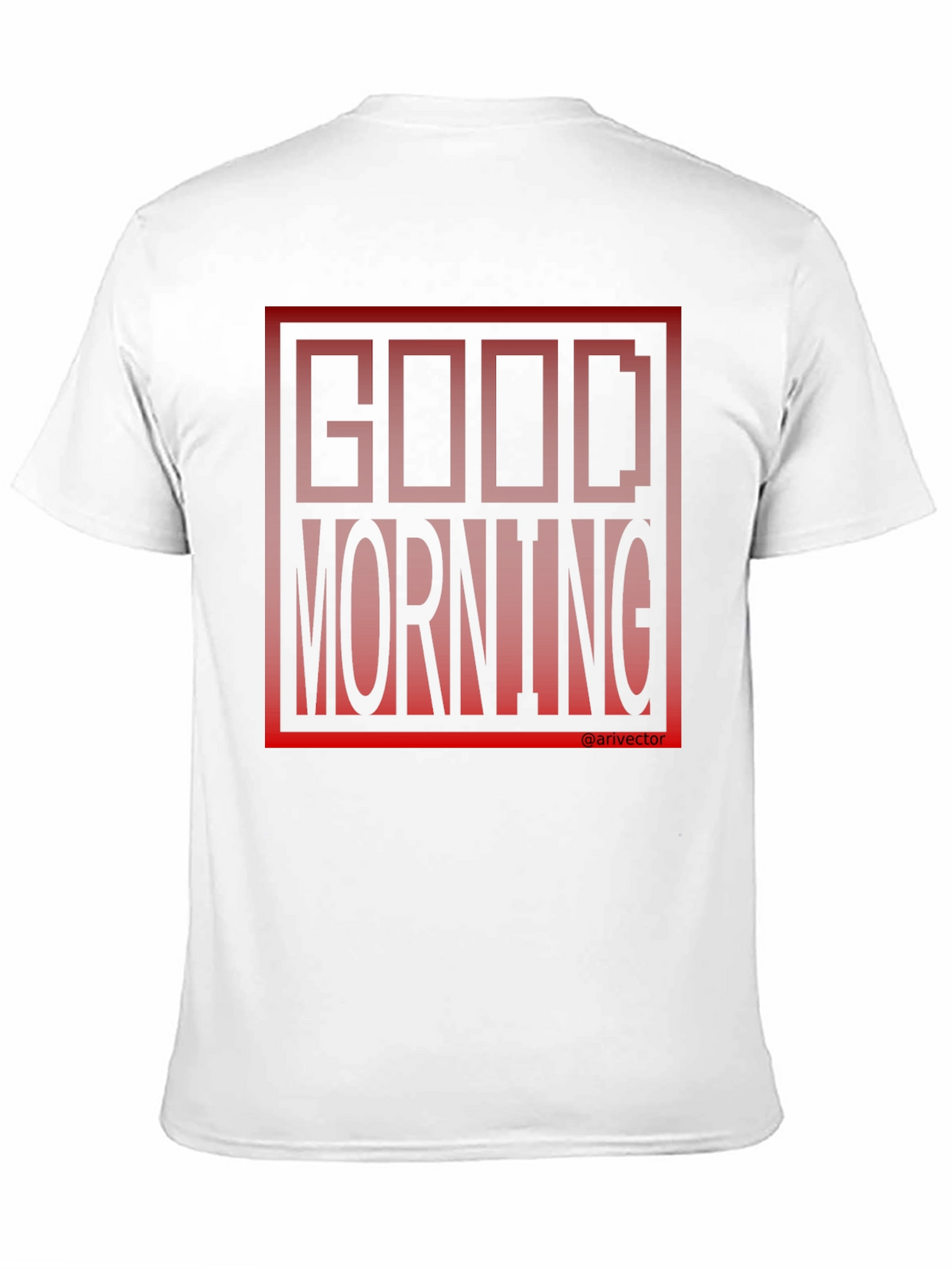 Good Morning Black Graphic Tee