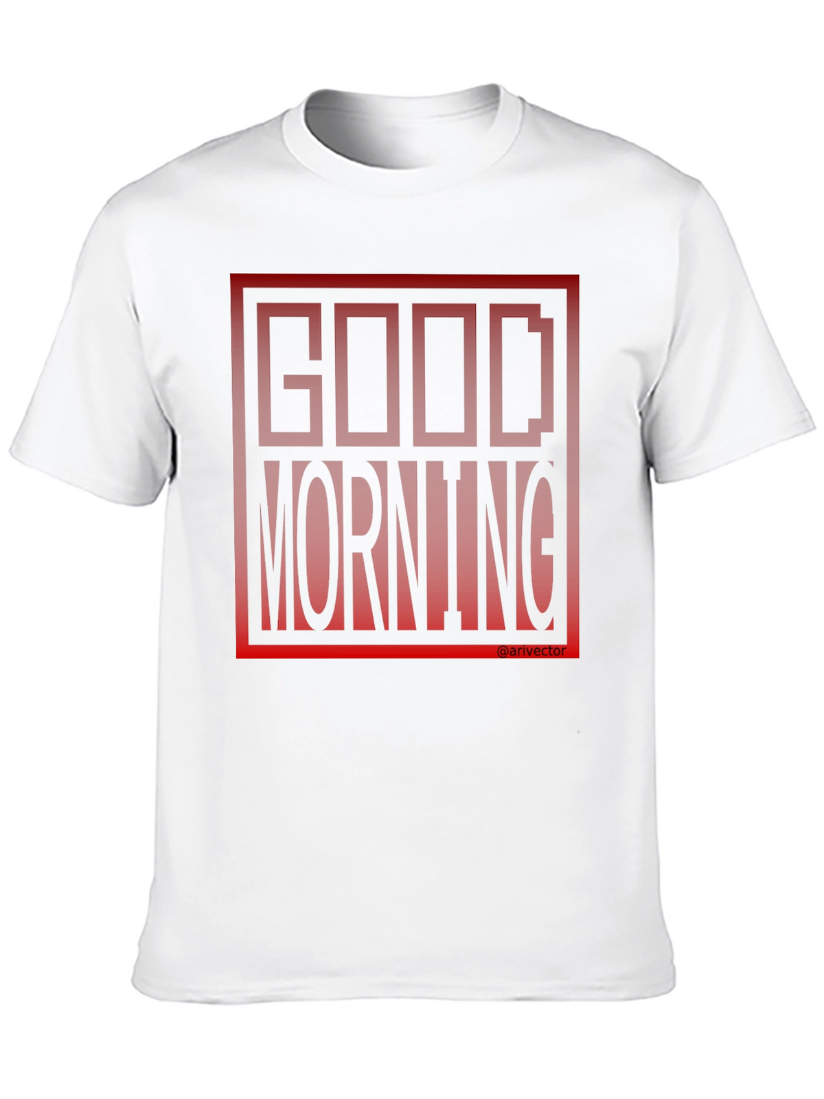 Good Morning Black Graphic Tee