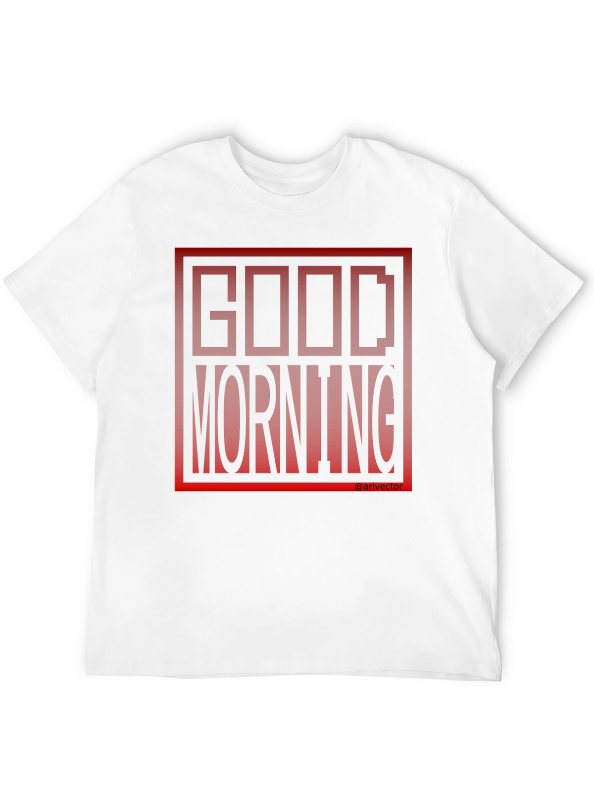 Good Morning Black Graphic Tee