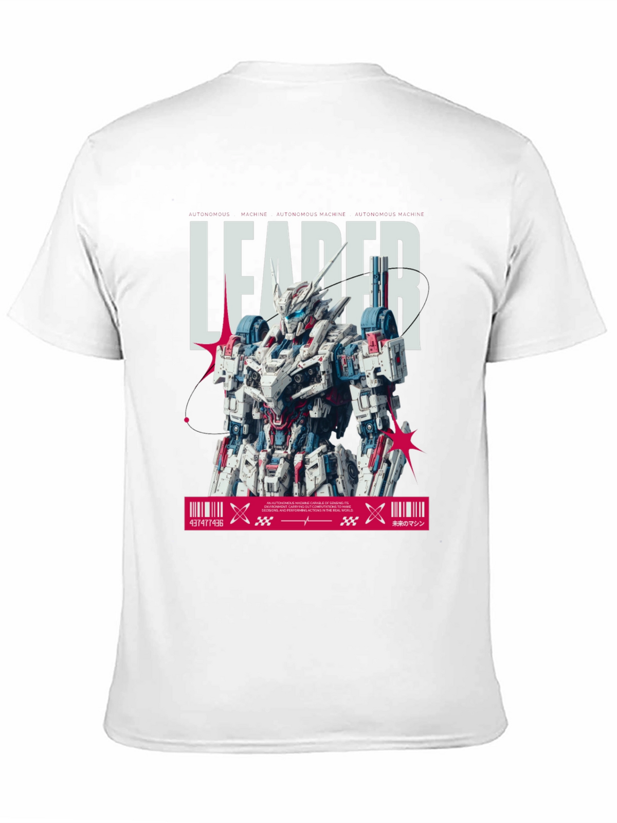 Leader Robot Graphic Tee - Black