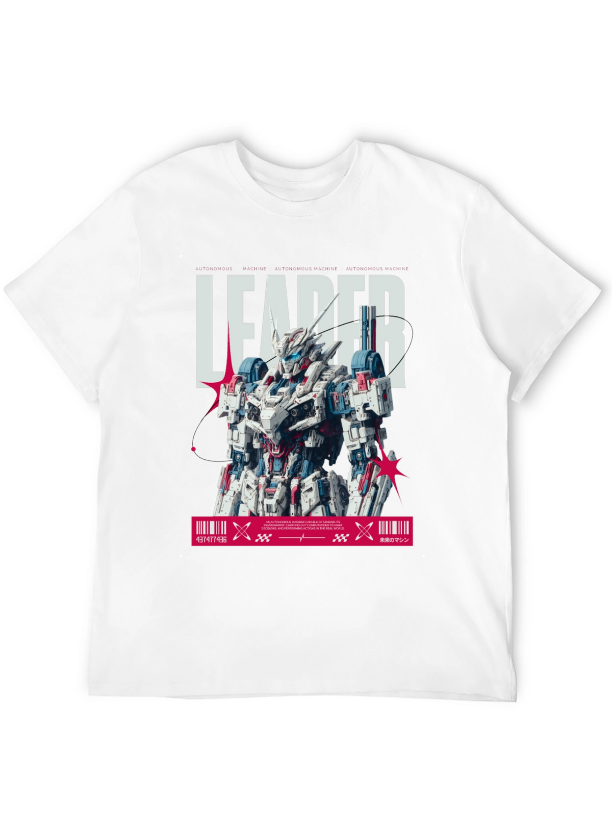 Leader Robot Graphic Tee - Black