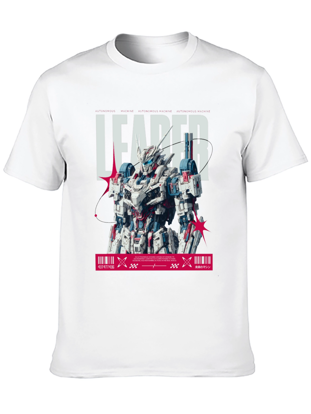 Leader Robot Graphic Tee - Black