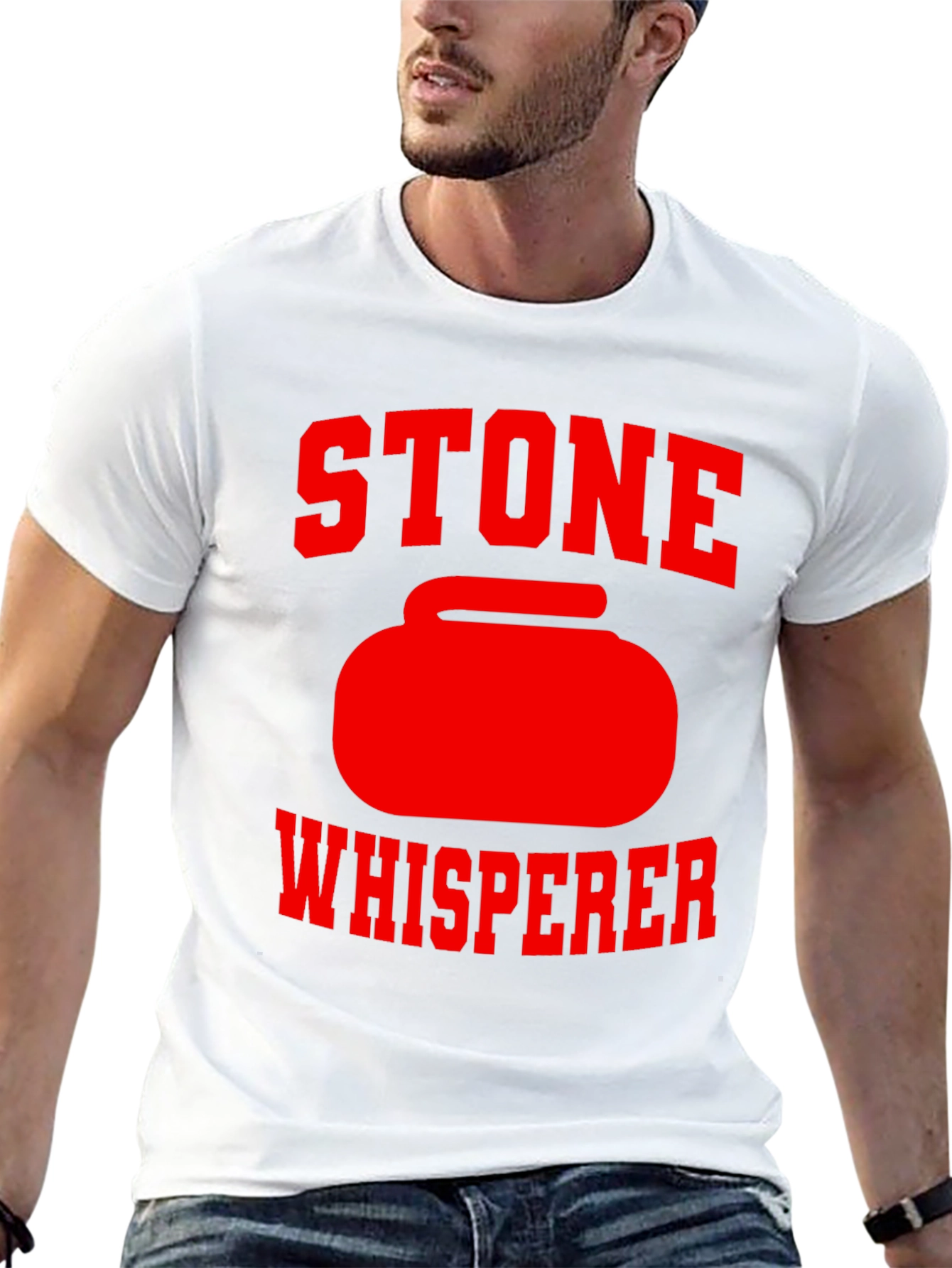 Stone Whisperer Curling T-Shirt - Black