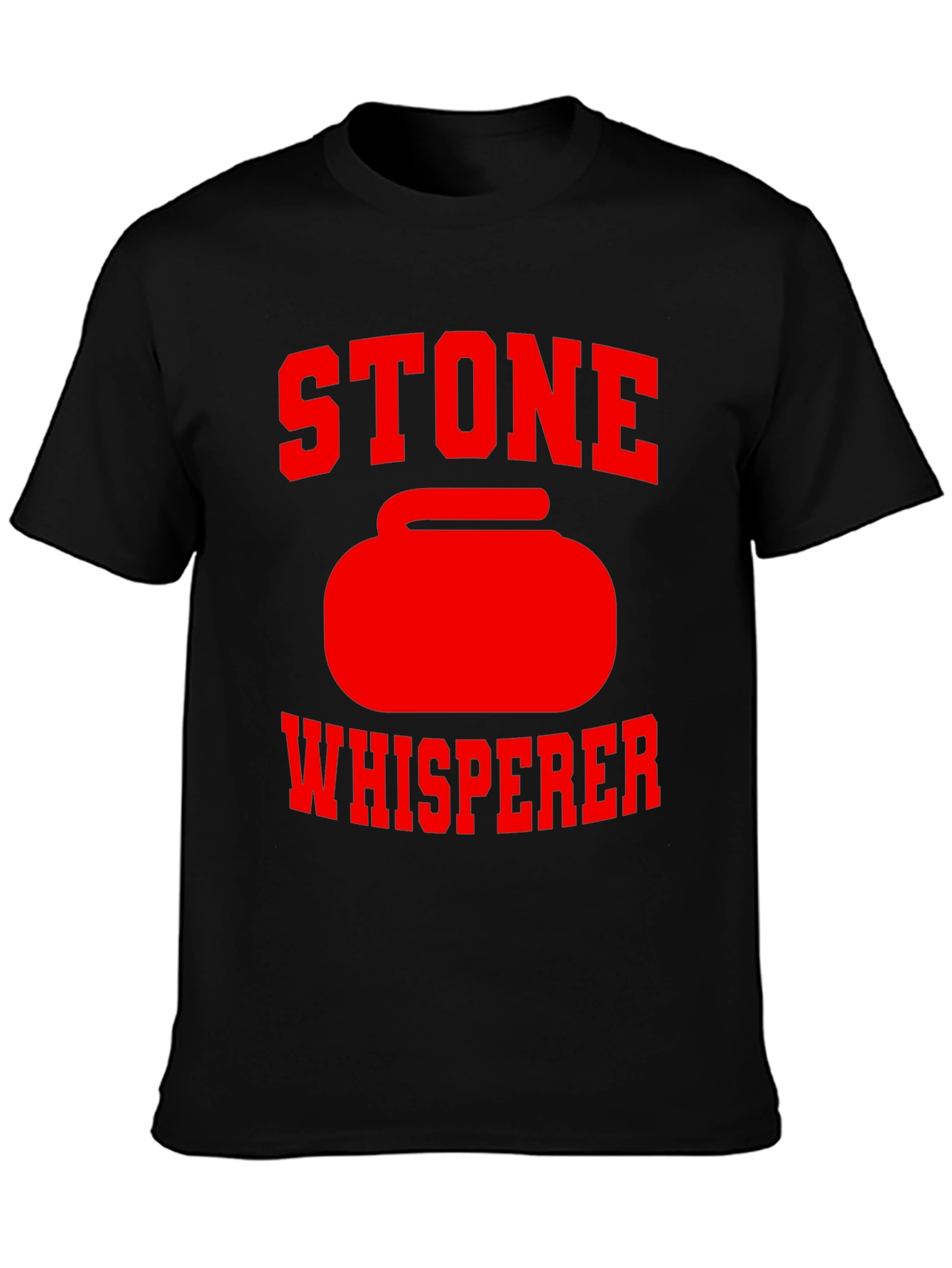 Stone Whisperer Curling T-Shirt - Black